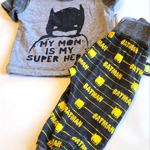 Batman Pajama set 6-9m